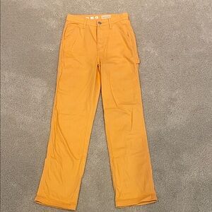 S.O.N.G. orange carpenter 90’s boyfriend jeans, button fly, wine/juniors 1/25
